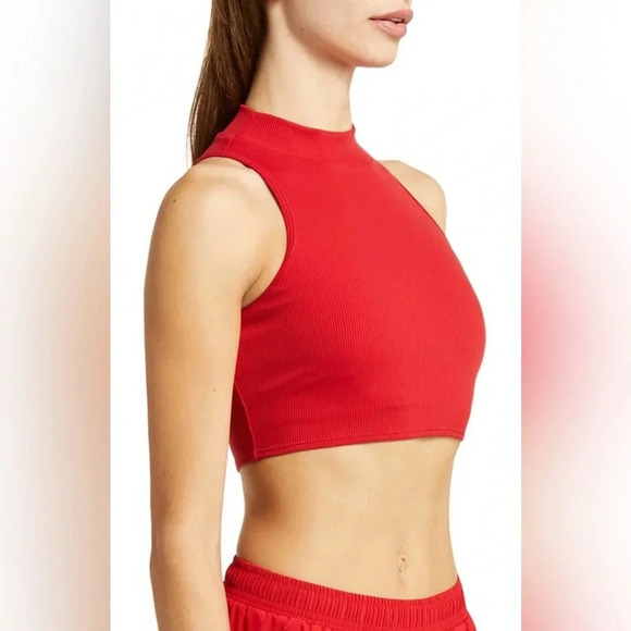 Alo Yoga Goddess Dynamite Mock Neck Top Size XS B2426 - Picture 2 of 8